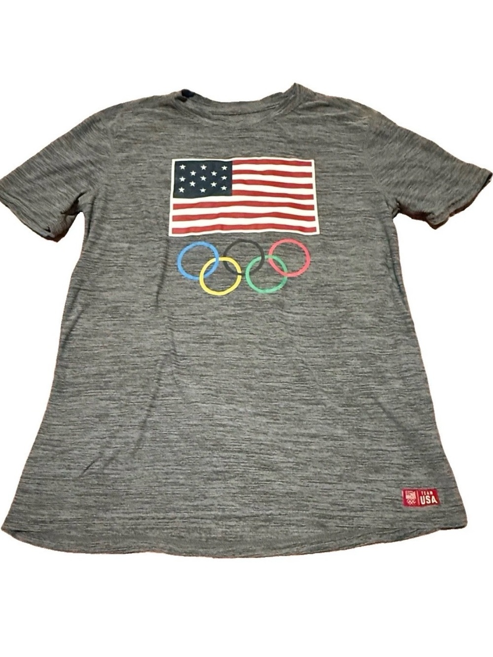 Olympics Team Apparel USA Boys XL Gray USA Flag